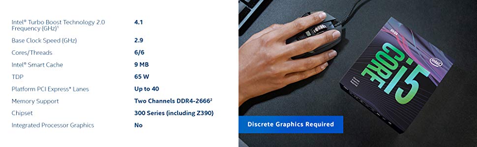 CPU Intel Core I5-9400F CPU Intel Core I5-9400F