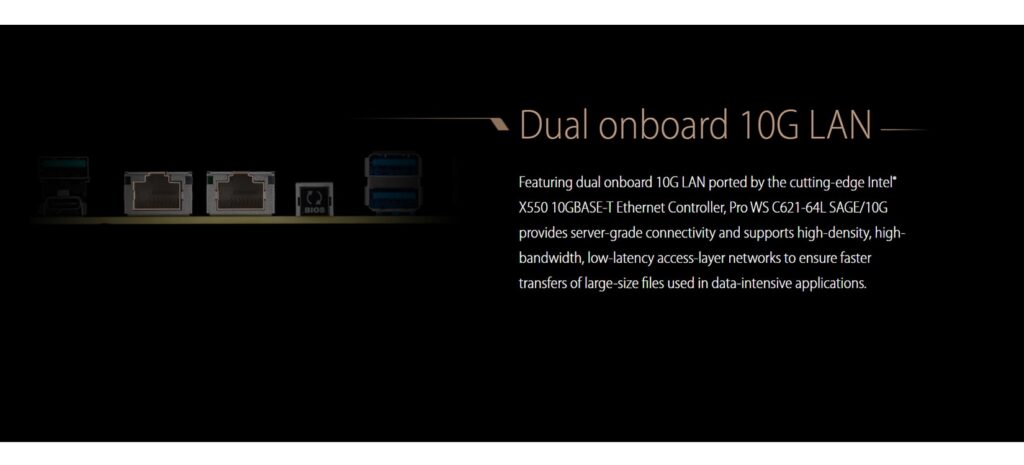 Mainboard Asus PRO WS C621-64L SAGE/10G Mainboard Asus PRO WS C621-64L SAGE/10G