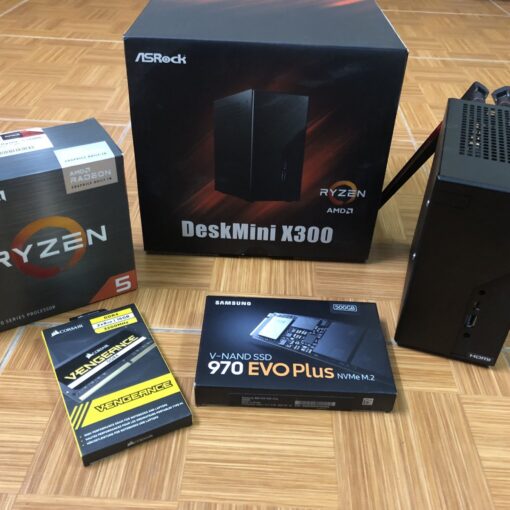 PC Mini X300 Ryzen 5 3400G | RAM 8GB | SSD 256GB Phong Vũ Kinh Bắc