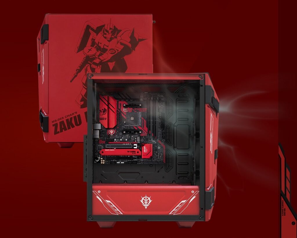 Vỏ Case Asus TUF GAMING GT301 GUNDAM ZAKU II EDITION Vỏ Case Asus TUF GAMING GT301 GUNDAM ZAKU II EDITION