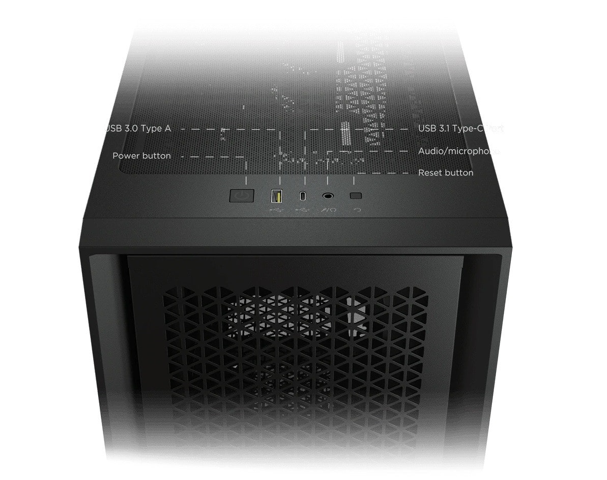 Vỏ Case CORSAIR 4000D AIRFLOW TG WHITE