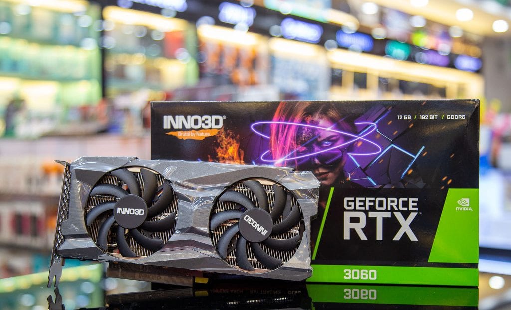 Card Màn Hình Inno3d RTX 3060 TWIN X2 OC 12GB LHR Card Màn Hình Inno3d RTX 3060 TWIN X2 OC 12GB LHR