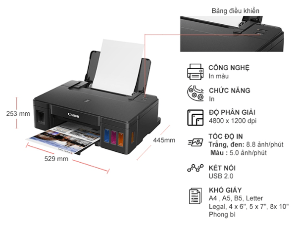 Máy in phun màu Canon Pixma G1010 Máy in phun màu Canon Pixma G1010