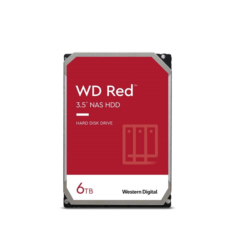 Ổ cứng Western Digital Red Plus 6TB WD60EFPX (3.5Inch/ 5640rpm/ 128MB/ SATA3/ Ổ NAS)