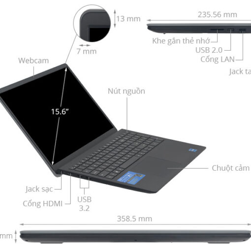 Laptop Dell Vostro 3520 V5I3614W1