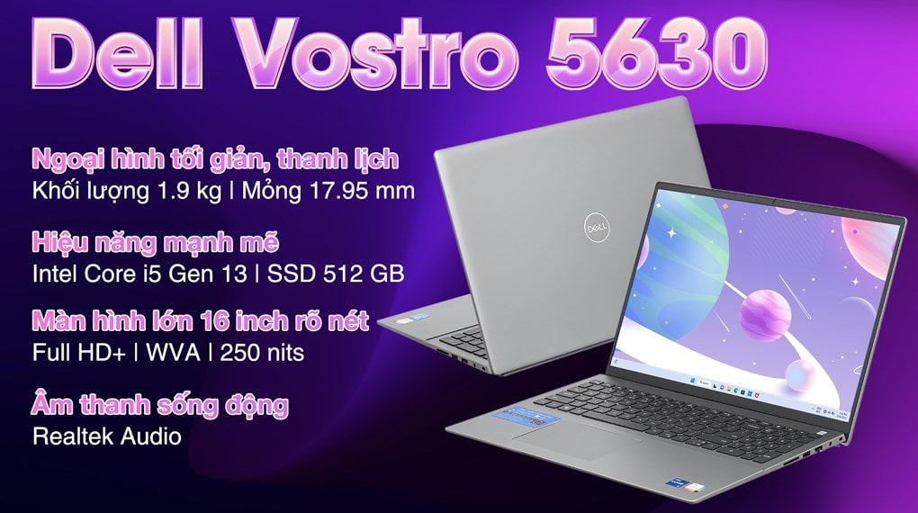 Laptop Dell Vostro 5630 i5P085W11GRU Laptop Dell Vostro 5630 i5P085W11GRU