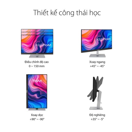 Màn Hình Asus ProArt PA247CV (23.8 inch/ FHD/ IPS/ 75Hz/ 5ms/ USB TypeC/ sRGB 100%/ Rec.709 100%) 8 Màn Hình Asus ProArt PA247CV