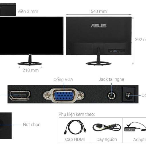 Màn Hình Asus VZ24EHE-R