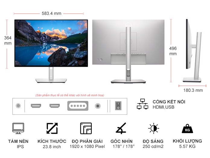 Màn Hình Dell Ultrasharp U2422H Màn Hình Dell Ultrasharp U2422H