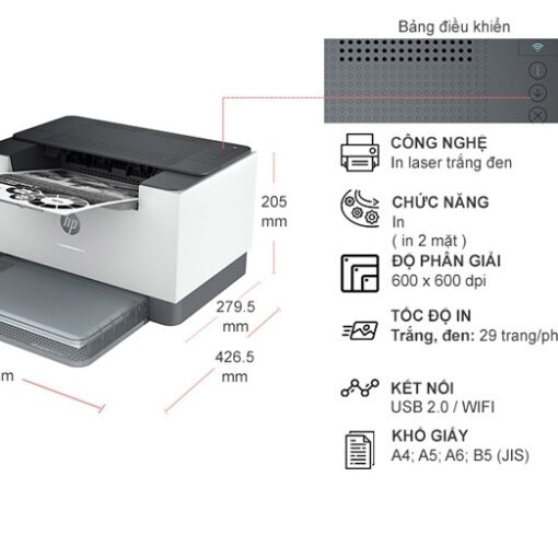 Máy in đen trắng HP LaserJet M211dw