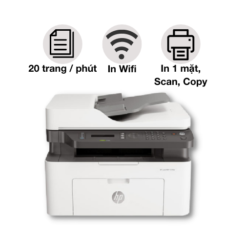 Máy in laser đen trắng đa chức năng HP 137fnw - 4ZB84A Máy in laser đen trắng đa chức năng HP 137fnw - 4ZB84A