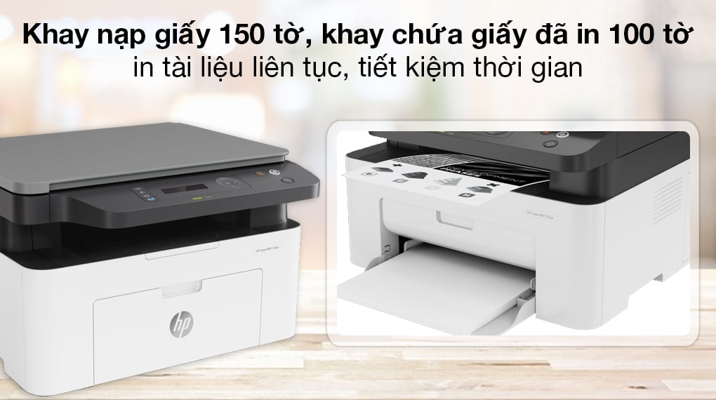 Máy in laser đen trắng đa chức năng HP 135W - 4ZB83A Phong Vũ Kinh Bắc
