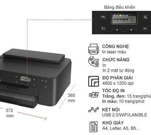 Máy in phun màu Canon Pixma TS707