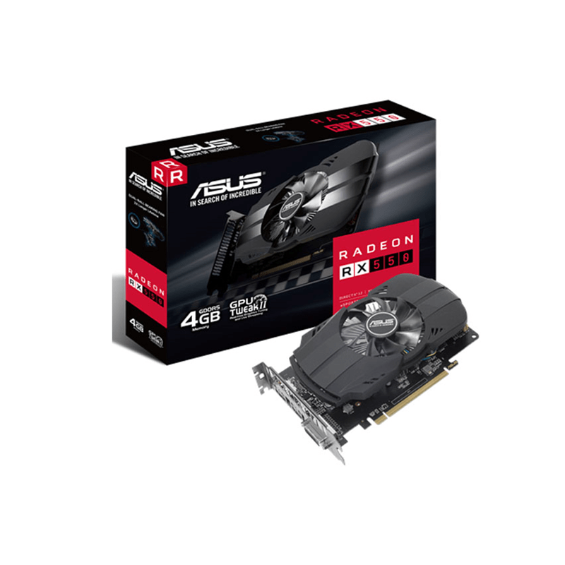 Card Màn Hình ASUS Phoenix Radeon RX 550 4GB