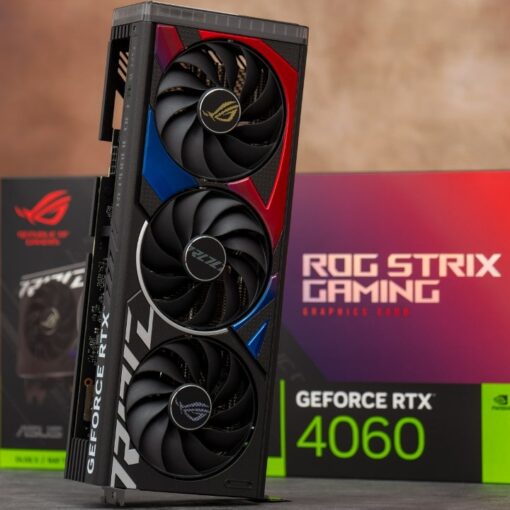 Card Màn Hình Asus ROG STRIX RTX 4060 OC 8GB GAMING 6 VGA Asus ROG STRIX RTX 4060 OC 8GB GAMING Phong Vũ Kinh Bắc