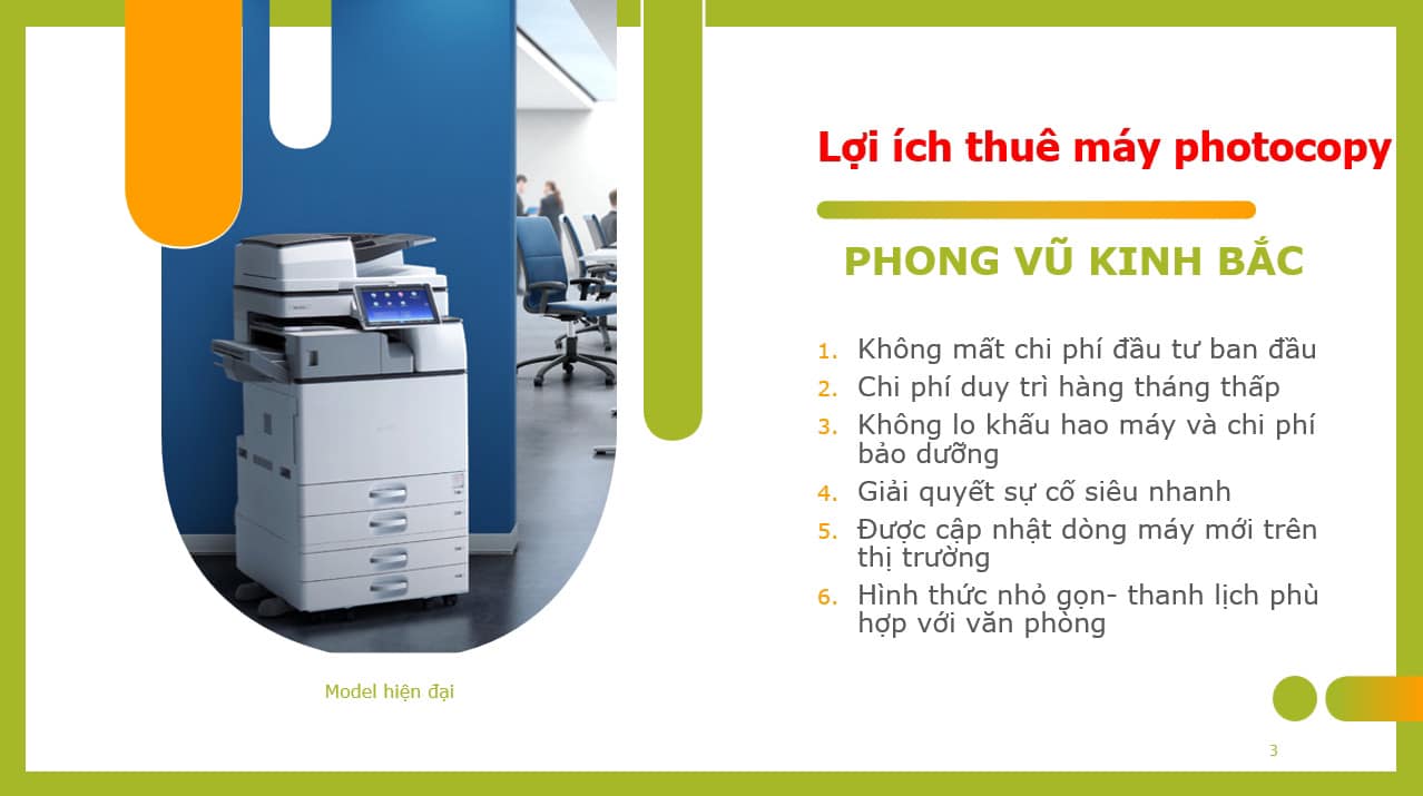 Lợi ích khi thuê máy photocopy tại Hà Nội