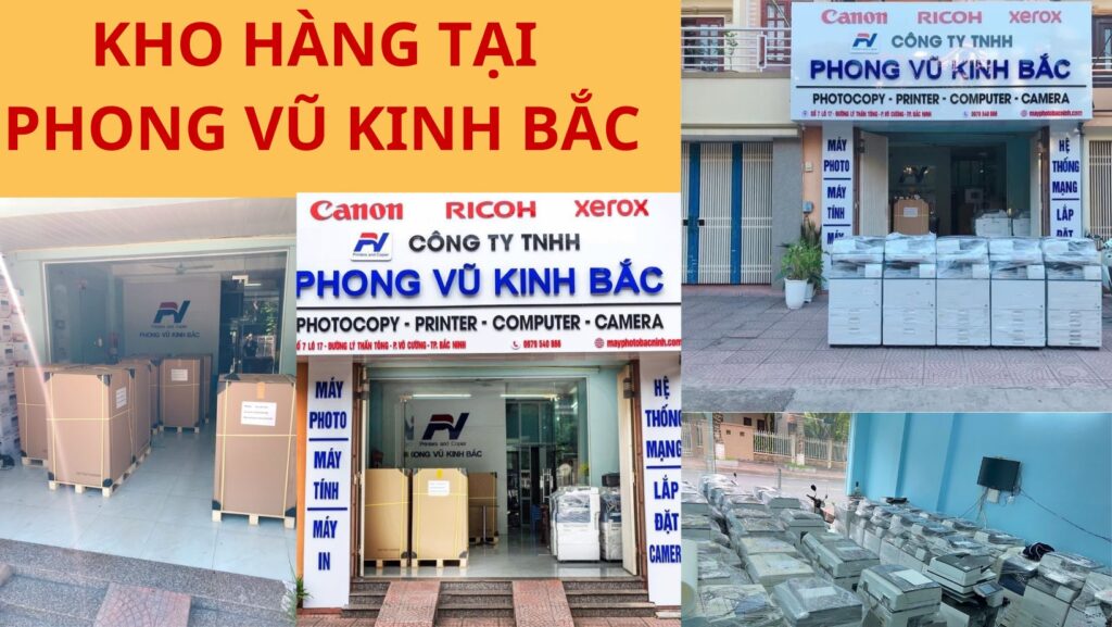Kho máy photocopy tại Phong Vũ Kinh Bắc