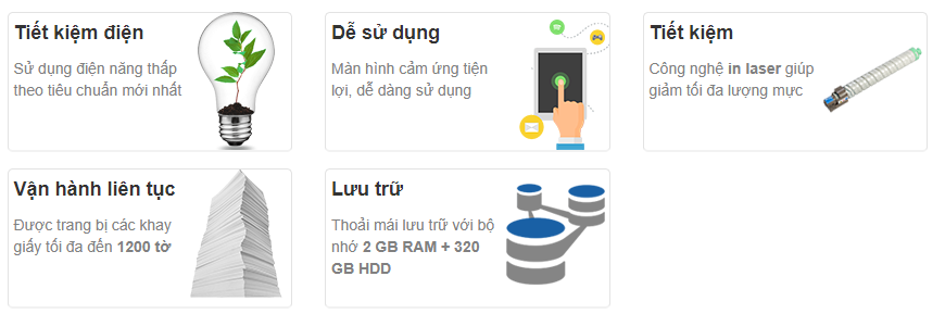 Ưu điểm của máy photocopy