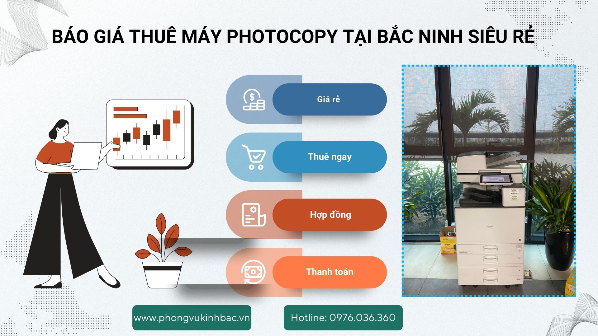 BẢNG GIÁ CHO THUÊ MÁY PHOTOCOPY