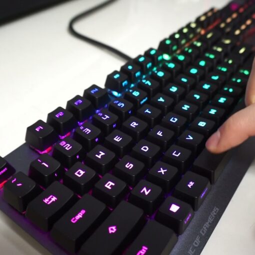 Bàn phím cơ Asus ROG Strix Scope RX 8 Bàn phím cơ Asus ROG Strix Scope RX Optical Red switch