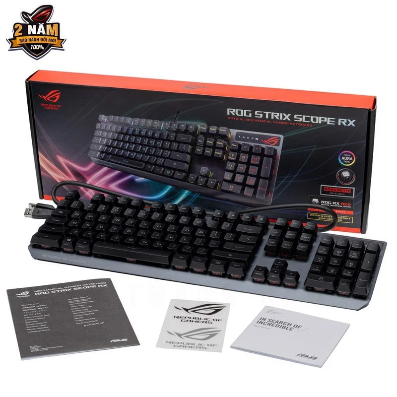 Bàn phím cơ Asus ROG Strix Scope RX Bàn phím cơ Asus ROG Strix Scope RX