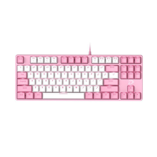 Bàn phím cơ DareU EK87 Pink White Blue Switch