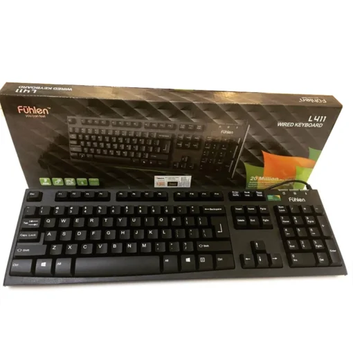 Bàn phím Keyboard Fuhlen L411 USB Black