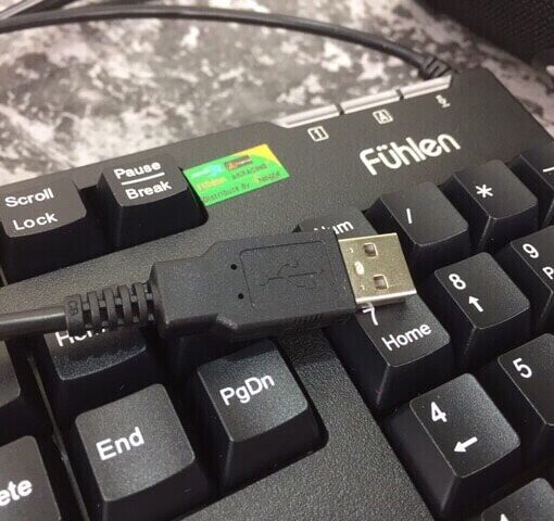 Bàn phím Keyboard Fuhlen L411 USB Black