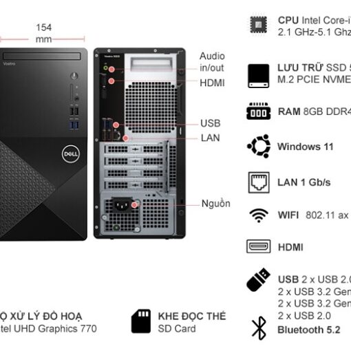 Máy tính để bàn Dell Vostro 3020 Tower 71010253