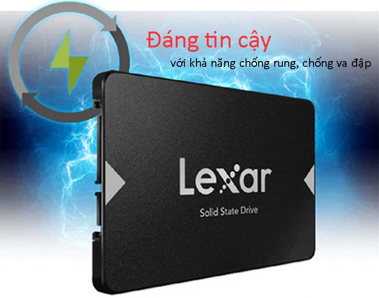 Ổ Cứng SSD LEXAR NS100 256GB Sata3 2.5 inch Ổ Cứng SSD LEXAR NS100 256GB Sata3 2.5 inch