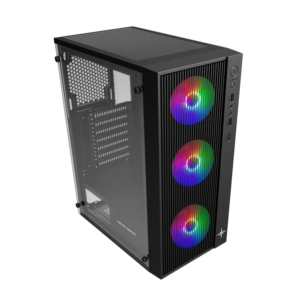Vỏ Case Máy Tính KENOO ESPORT AF13 - 3F - Mầu Đen Vỏ Case Máy Tính KENOO ESPORT AF13 - 3F - Mầu Đen