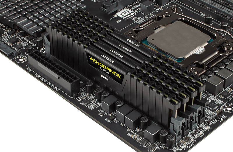 RAM Corsair Vengeance LPX 8GB (1x8GB) DDR4 3200MHz Black