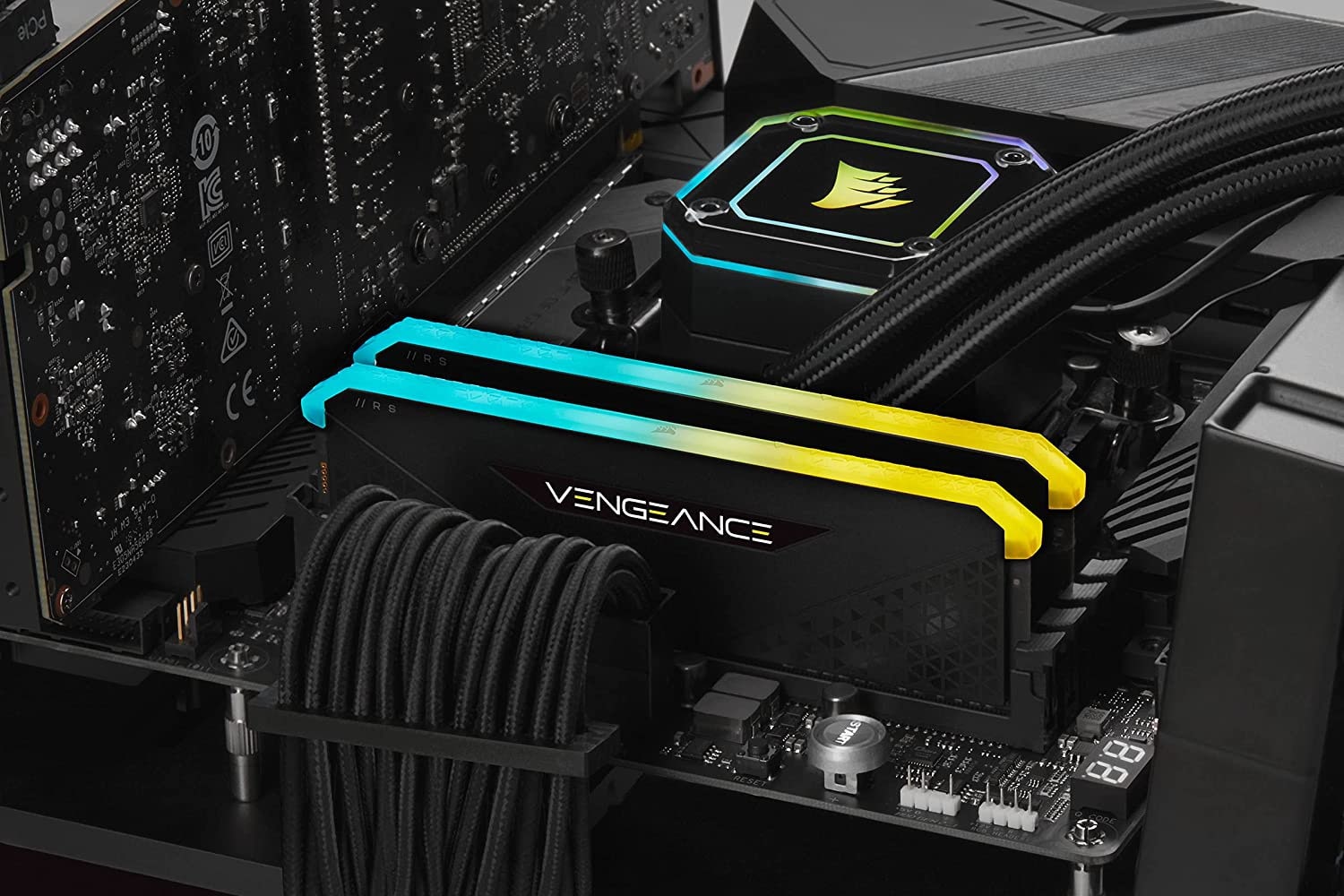 RAM Desktop CORSAIR Vengcance Rgb RS Black (1x16GB) DDR4 3200MHz (CMG16GX4M1E3200C16)