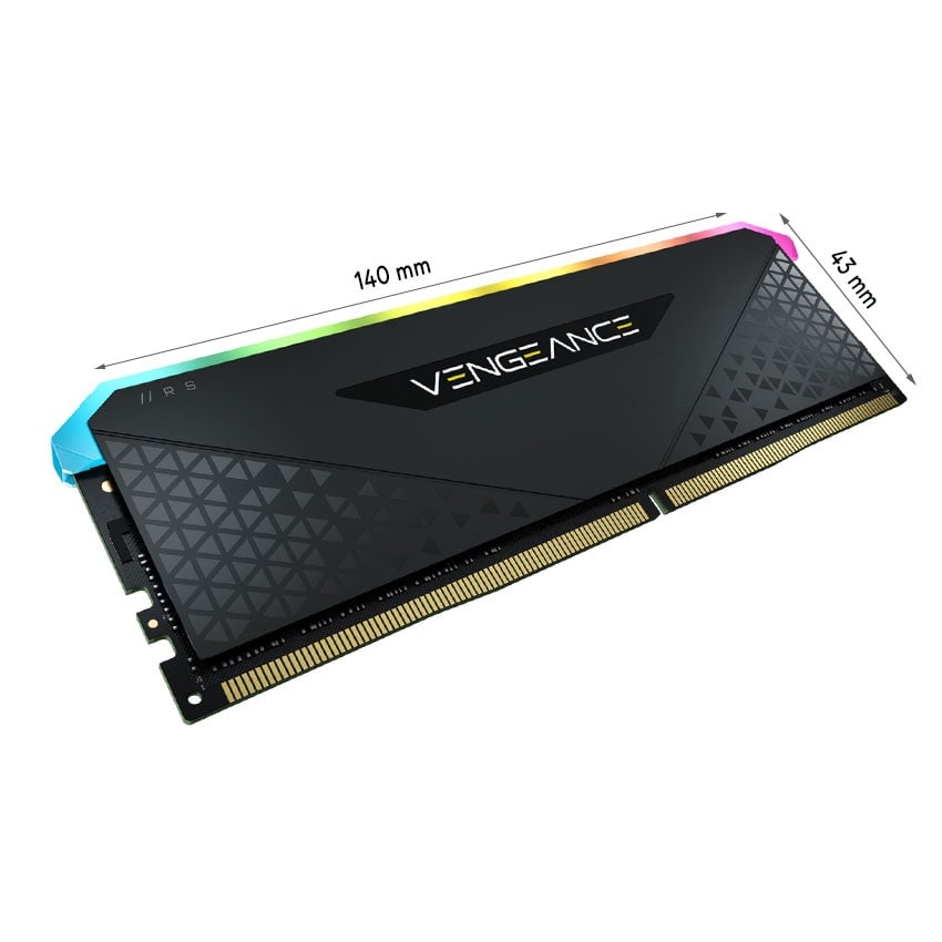 RAM Desktop CORSAIR Vengcance Rgb RS Black (1x16GB) DDR4 3200MHz (CMG16GX4M1E3200C16)