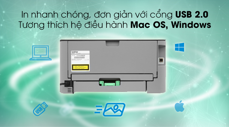 Máy in Laser đen trắng Brother HL-L2321D