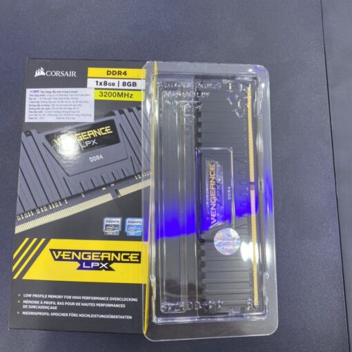 RAM Desktop Corsair Vengeance LPX 8GB (1x8GB) DDR4 3200MHz Black