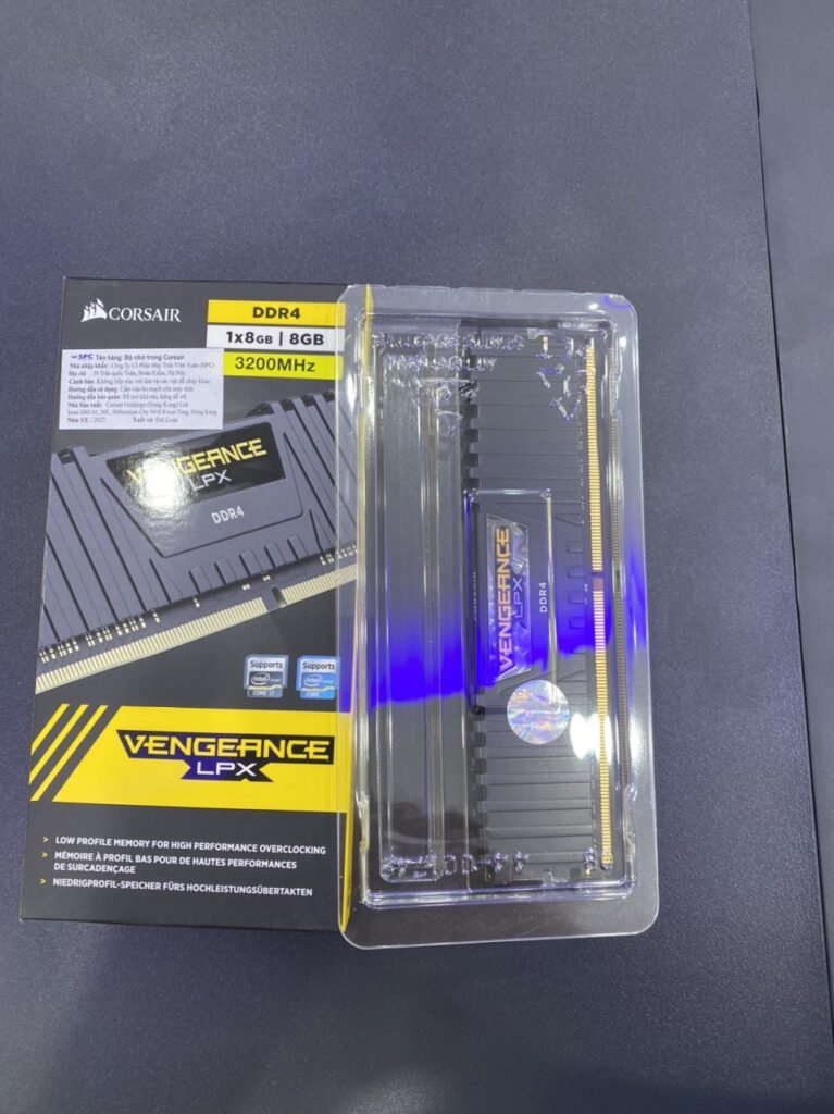 RAM Desktop Corsair Vengeance LPX 8GB (1x8GB) DDR4 3200MHz Black