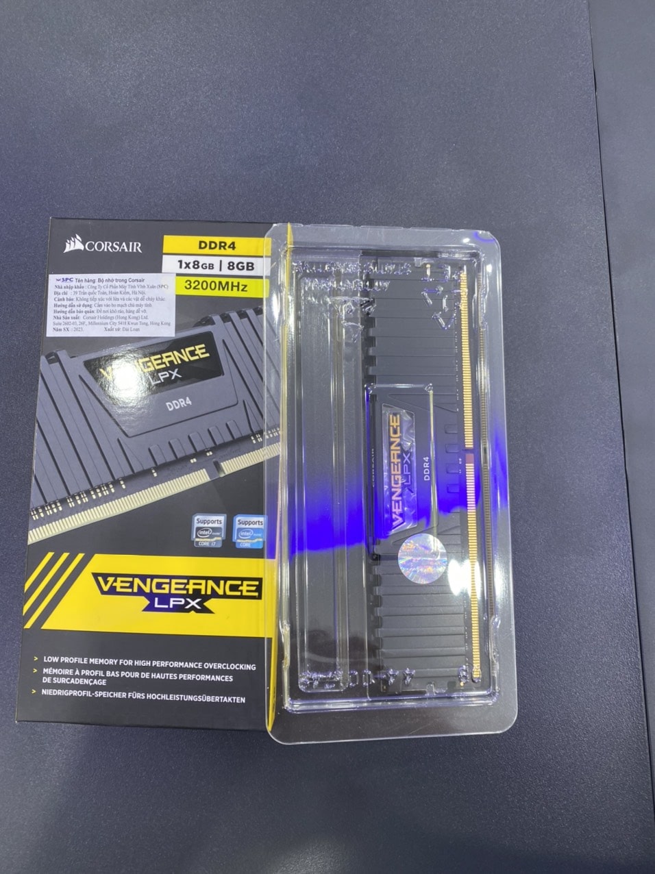 RAM Desktop Corsair Vengeance LPX 8GB (1x8GB) DDR4 3200MHz Black