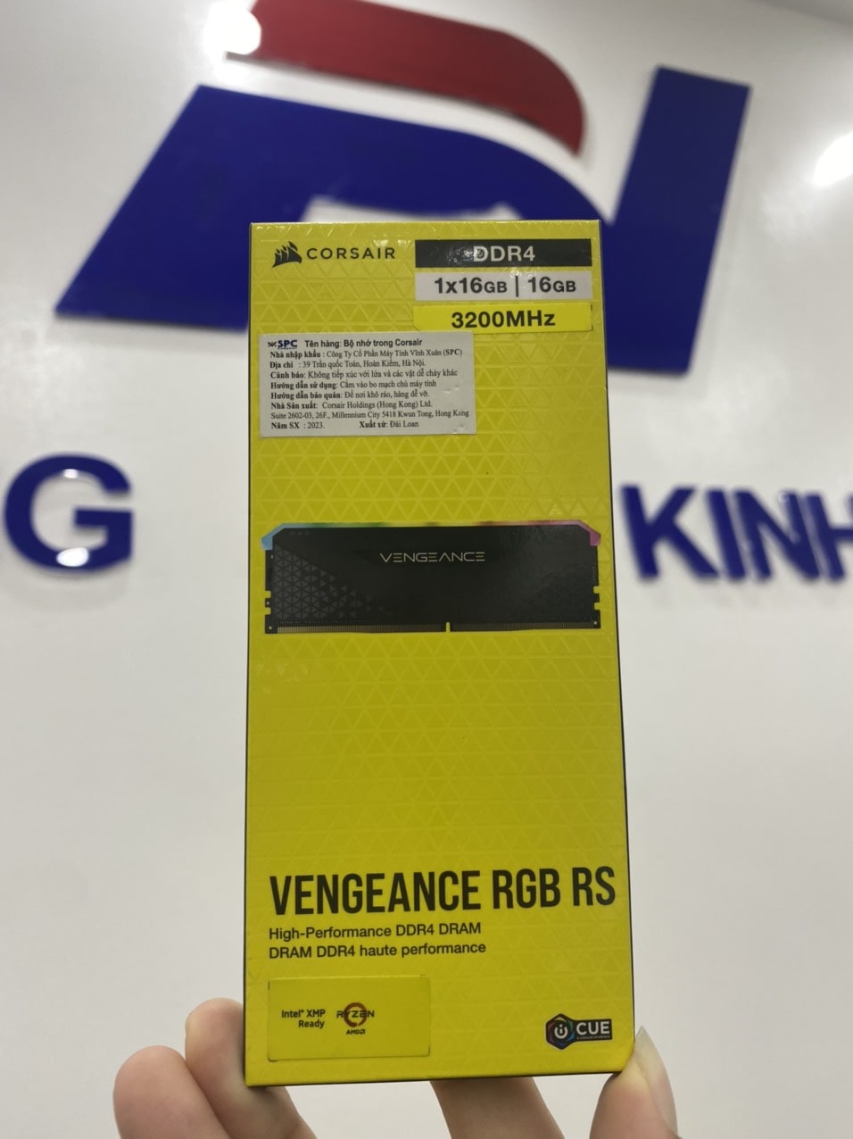 RAM Desktop CORSAIR Vengcance Rgb RS Black (1x16GB) DDR4 3200MHz (CMG16GX4M1E3200C16)