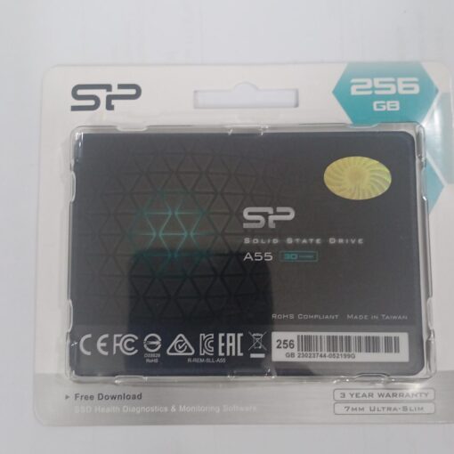 Ổ SSD Silicon SP256GBSS3A55S25 A55 256G (SATA3/ 2.5Inch/ 520MB/s/ 450MB/s)