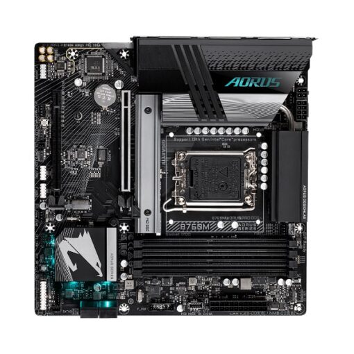 Mainboard Gigabyte B760M AORUS PRO DDR4 (Intel B760/ M-ATX/ 4 khe)