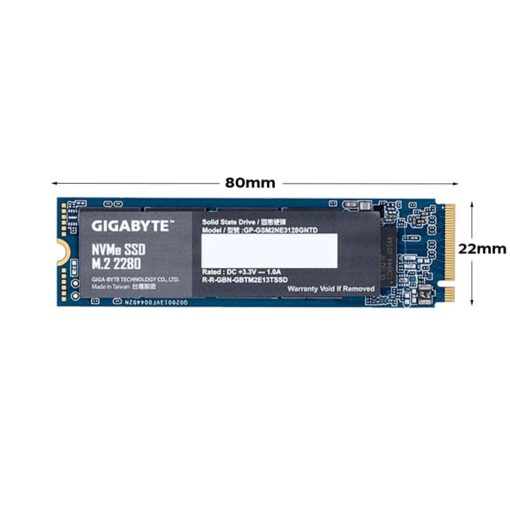 Ổ cứng SSD GIGABYTE M2 2280 256GB NVMe GEN 3x4(GP-GSM2NE3256GNTD)