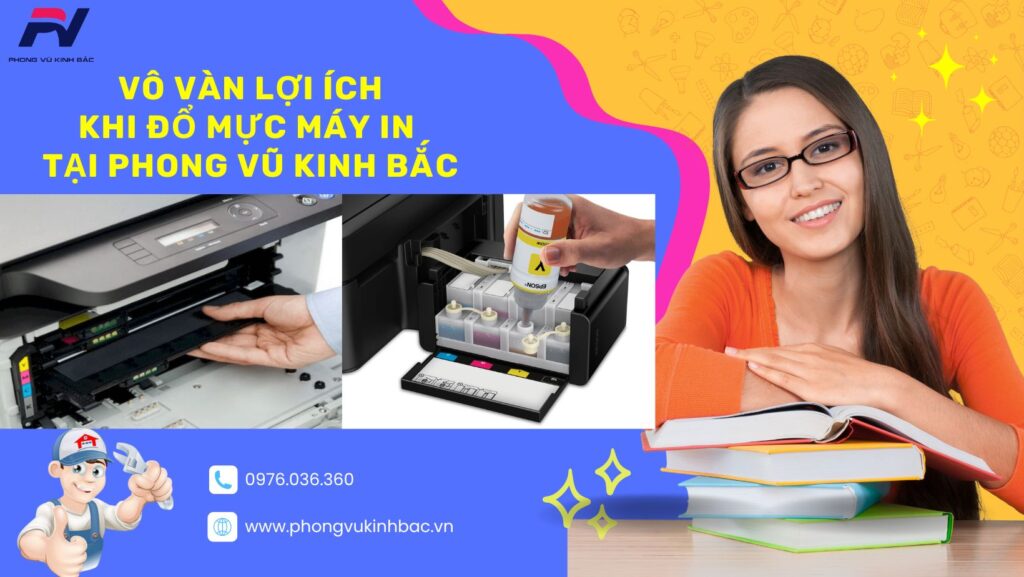 DỊCH VỤ SỬA CHỮA VÀ ĐỔ MỰC IN TẠI BẮC GIANG