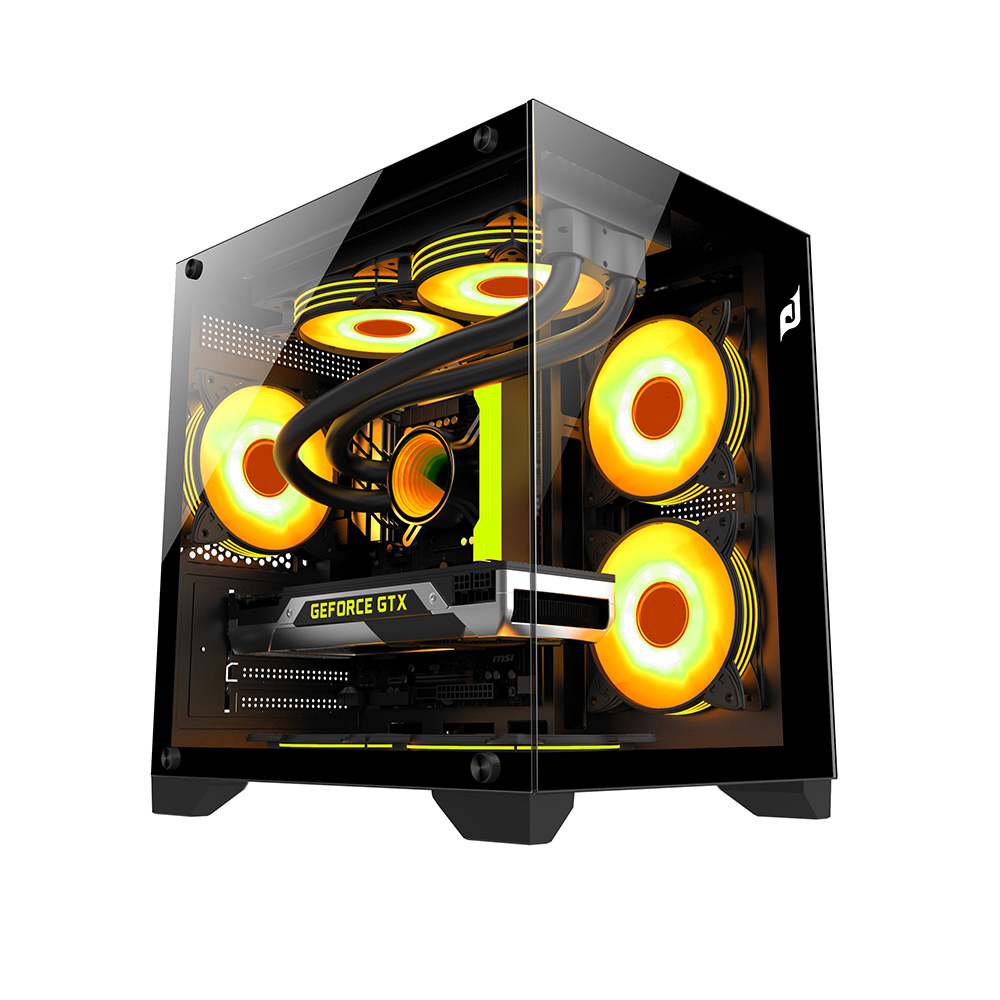 Vỏ Case Edra ECS1503 Black ( Matx, Case Bể Cá)
