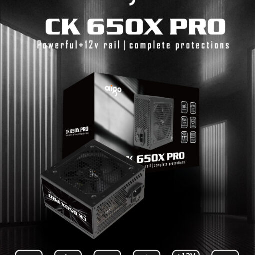 Nguồn máy tính AIGO CK650 PRO 650W 85