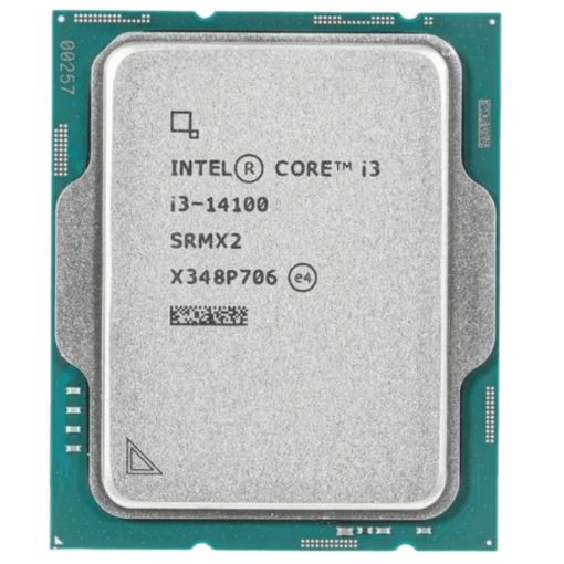 CPU Intel Core i3 14100F Tray (Intel LGA1700 - 4 Core - 8 Thread - Base 3.5Ghz - Turbo 4.7Ghz - Cache 12MB)