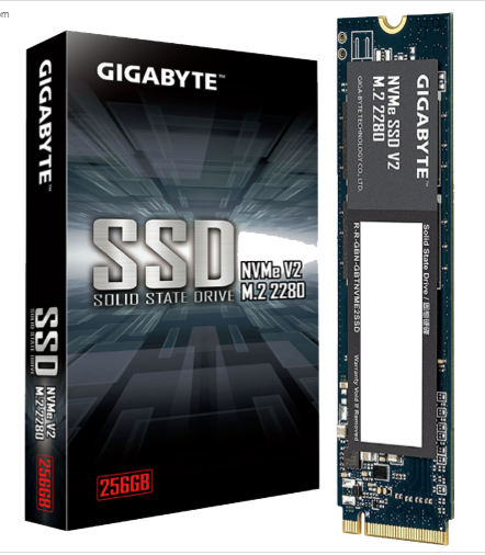Ổ SSD Gigabyte G3NVMEV2256G V2 256GB (NVMe PCIe/ Gen3x4 M2.2280/ 3200MB/s/ 1200MB/s)