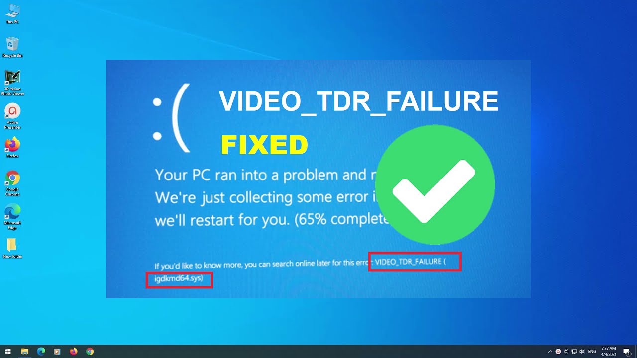 Cách xử lý lỗi màn hình xanh (BSOD) trên Windows 10/11 1 Cách xử lý lỗi màn hình xanh (BSOD) trên Windows 10/11