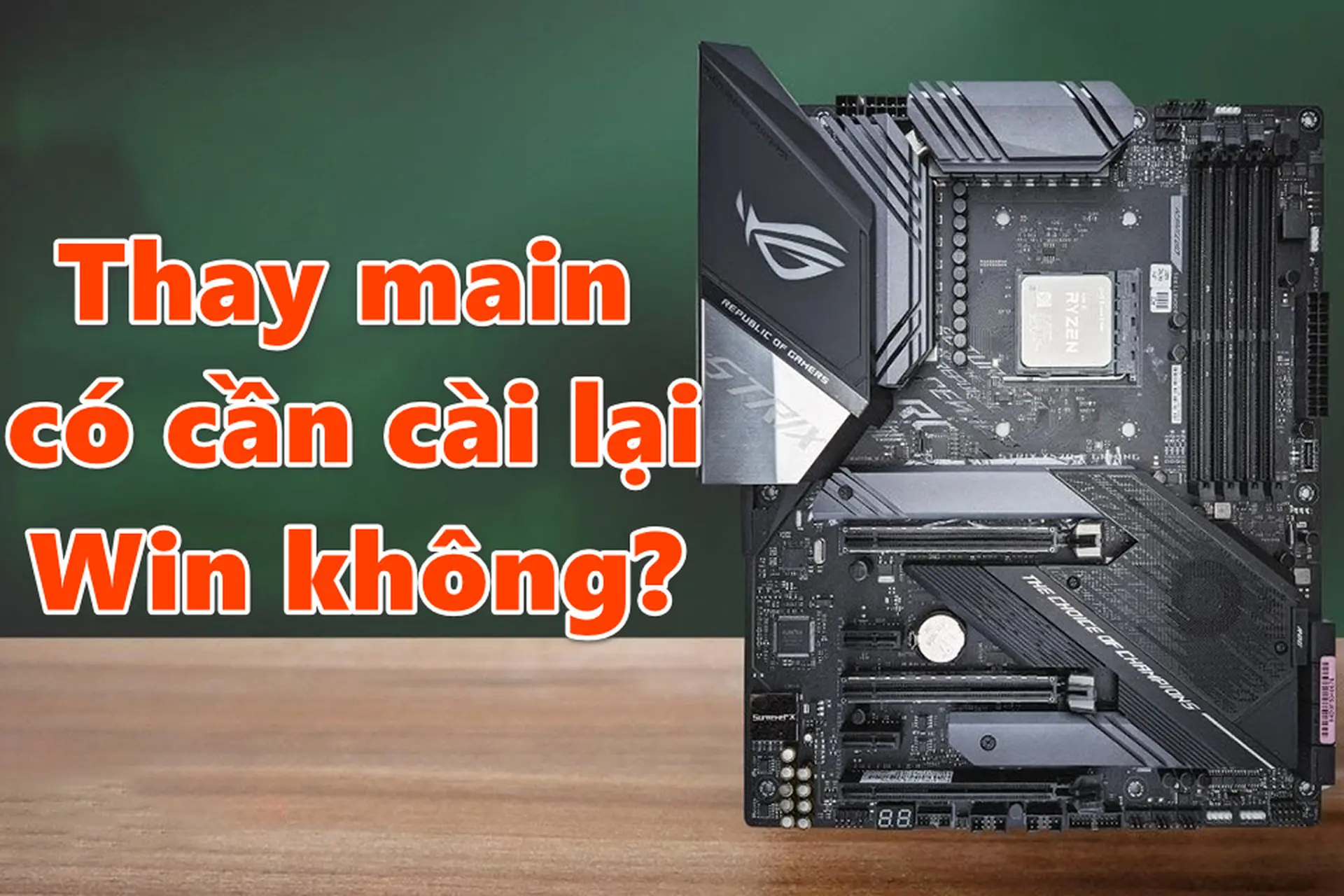 Khắc phục lỗi BIOS khi thay mainboard mới 3 Khắc phục lỗi BIOS khi thay mainboard mới