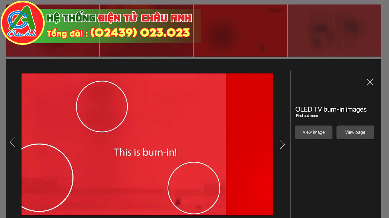 Xử lý lỗi màn hình bị burn-in trên OLED 2 Xử lý lỗi màn hình bị burn-in trên OLED